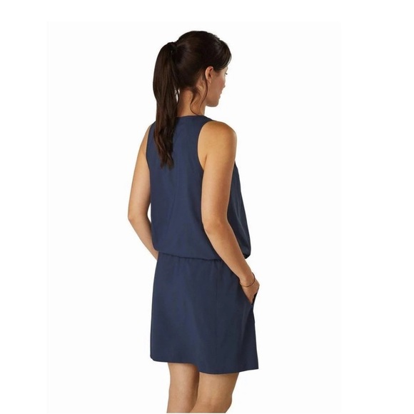 Arc'teryx Contenta Dress Light Immersion Gray Grey Sleeveless Size Large - Picture 6 of 16